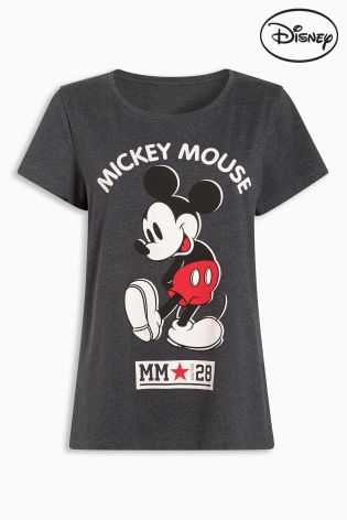 Grey Mickey Mouse T-Shirt (3mths-6yrs)